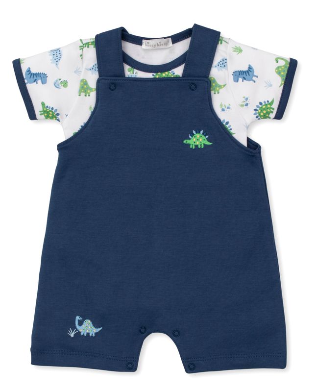 Kissy Dino District Short Overalls