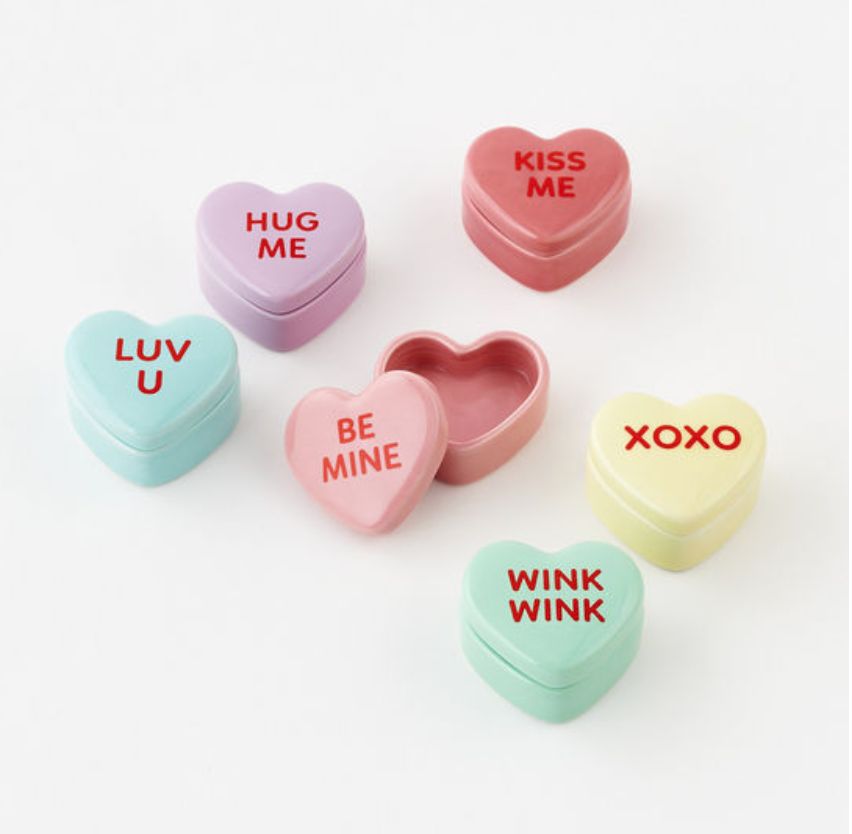 Conversation Heart Ring Box