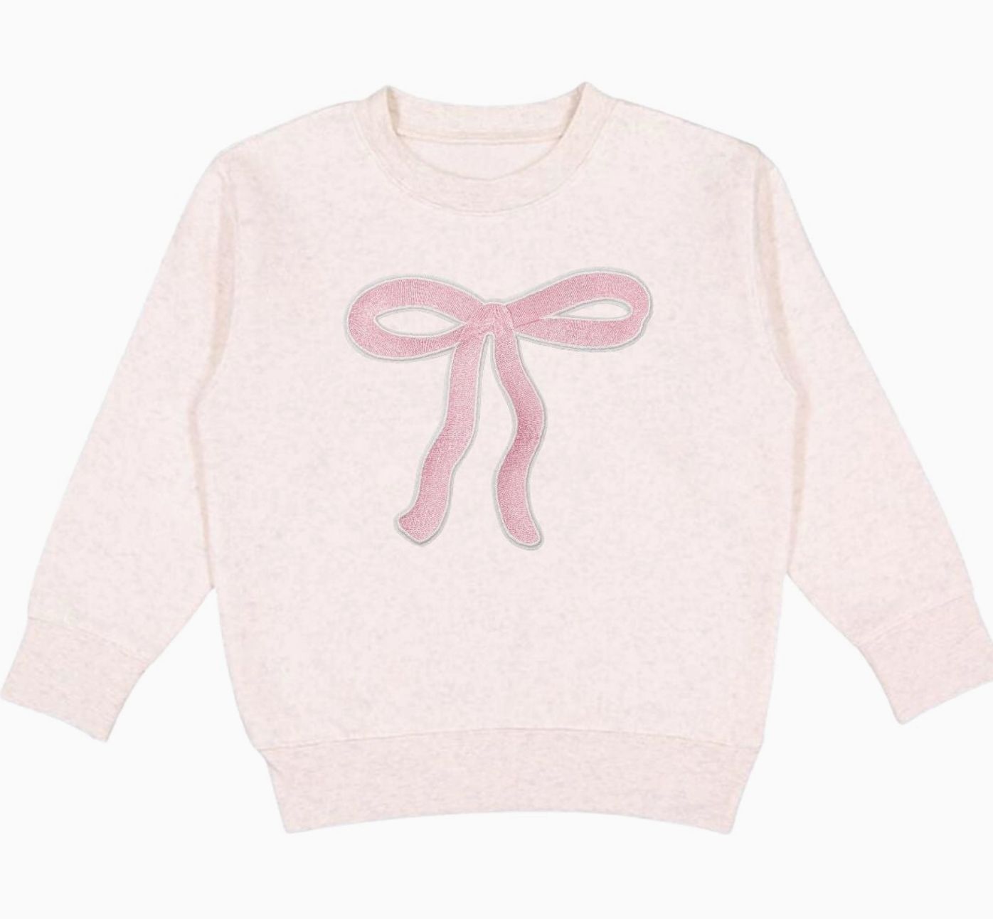 Coquette Bow Patch Sweatshirt