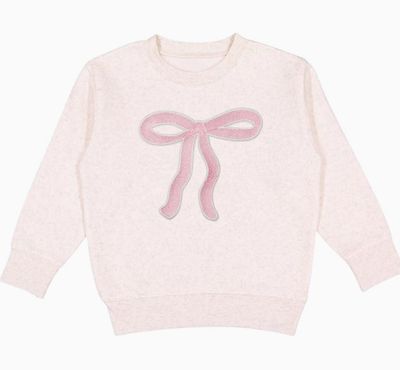 Coquette Bow Patch Sweatshirt