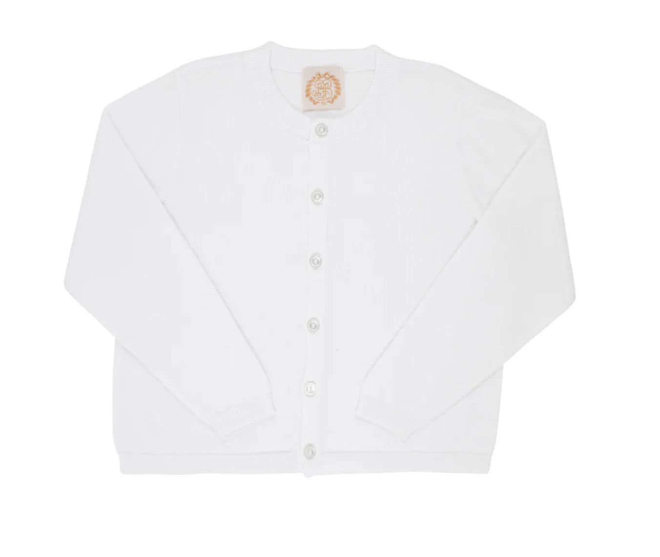 Beaufort Cambridge Cardigan Pearlized Buttons White