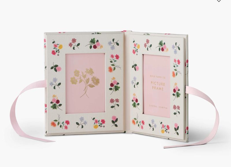 Ditsy Dahlia Folio Paper Wrapped Picture Frame
