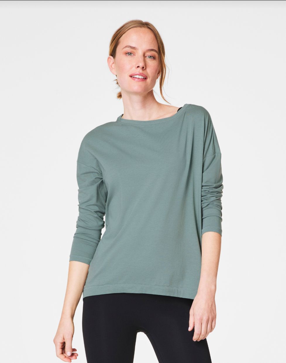 Spanx Active Longsleeve Top Fennel