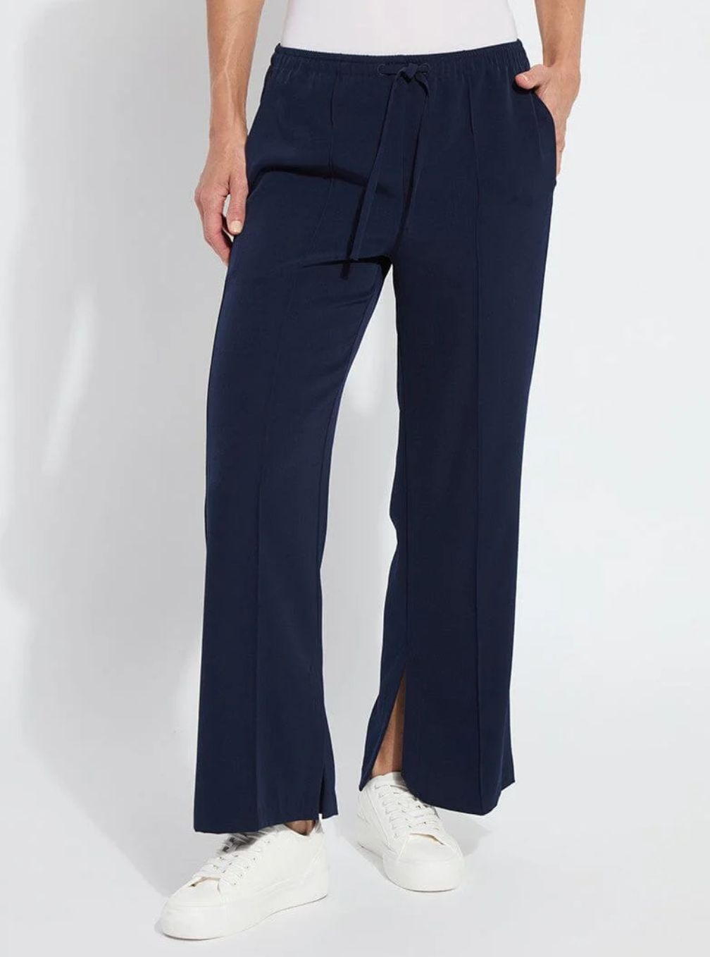 Lysse Genevieve Drawstring Trouser Navy