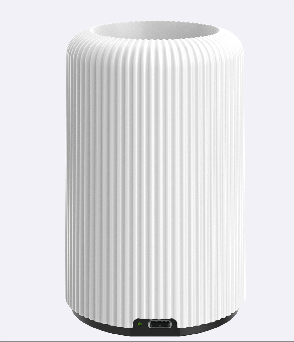 Message in a Bulb Base, Saying: White
