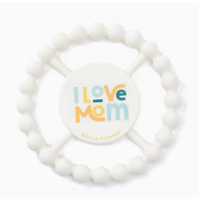 Bella Tunno Happy Teether, Animal: I Love Mom