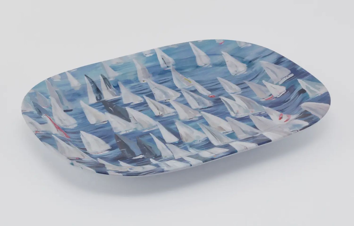 Melamine Platter Large-  Race Day