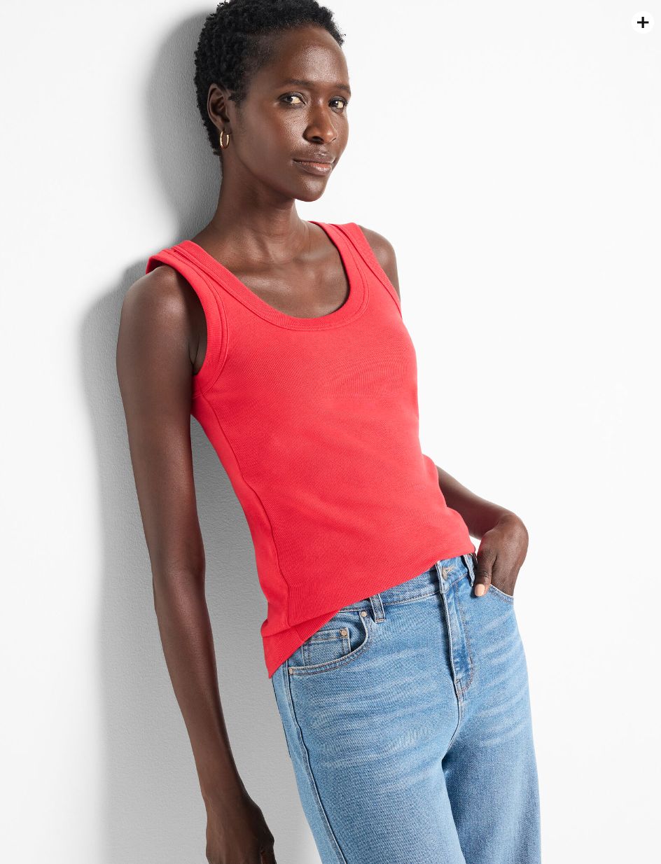 Nic + Zoe Perfect Knit Rib Knit Guava