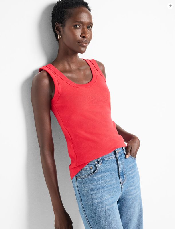 Nic + Zoe Perfect Knit Rib Knit Guava