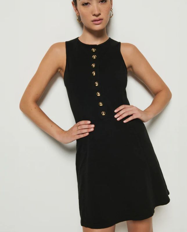 Nation Jayna Dress Jet Black