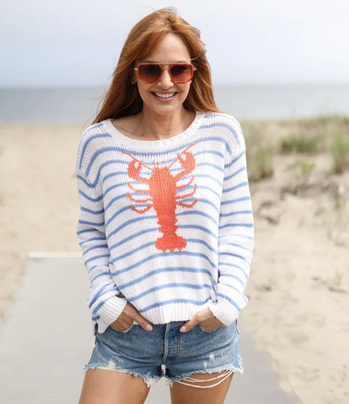 Wooden Ships Lobster Sweater