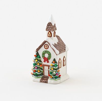 Lighted Church w/Timer