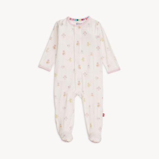 Magnetic Pink Baby Beats Modal Footie