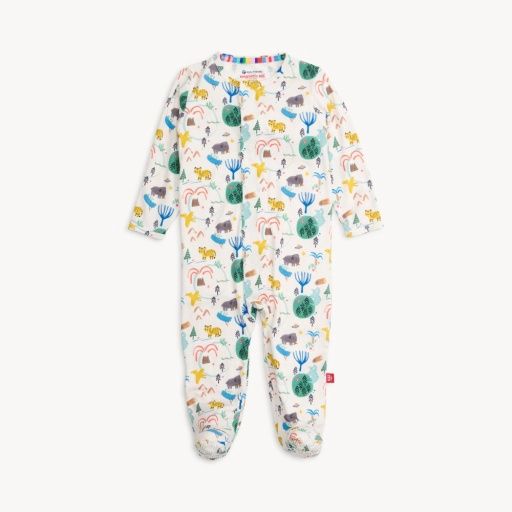 Magnetic Wooly Big Deal Modal Footie, Size: 3-6M