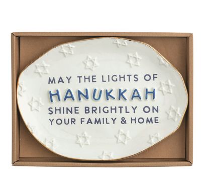 Hanukkah Sentiment Plate