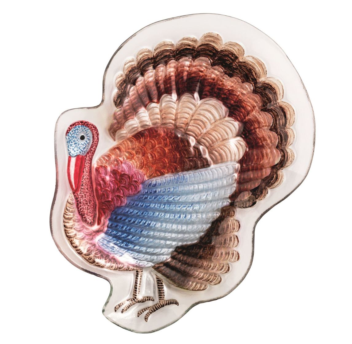 Turkey Glass Platter
