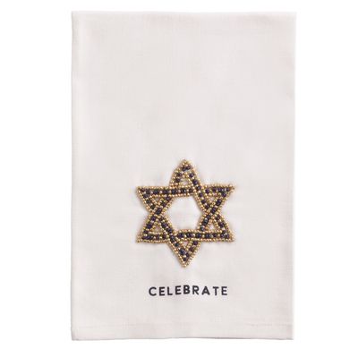 Hanukkah Beaded Towels