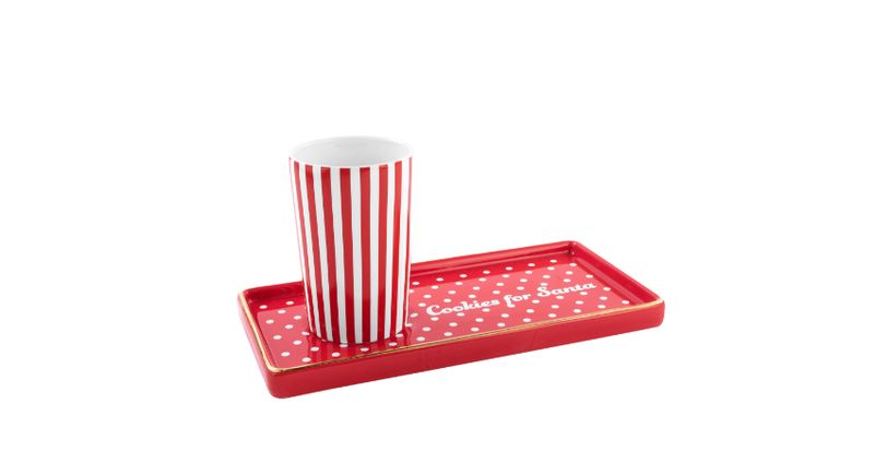 Draper James Milk and Cookie Set, Cookies for Santa