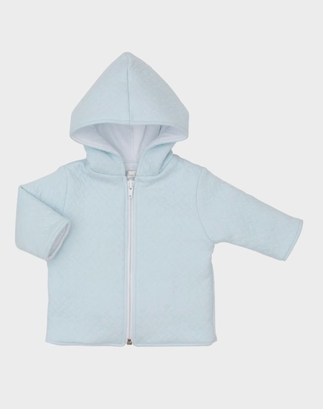 Kissy Jacquard Zip Jacket Blue