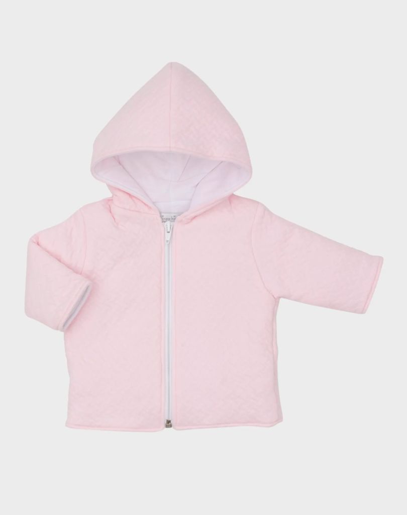 Kissy Jacquard Zip Jacket Pink