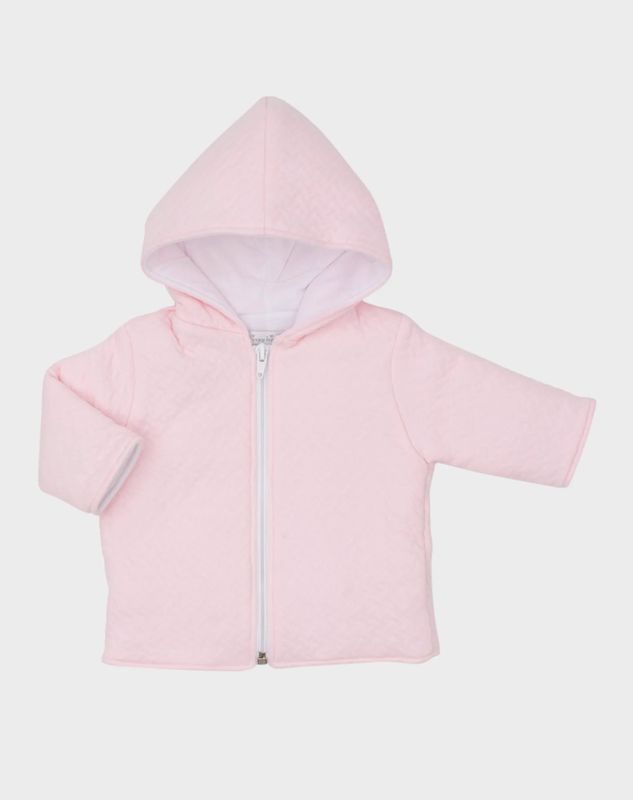 Kissy Jacquard Zip Jacket Pink