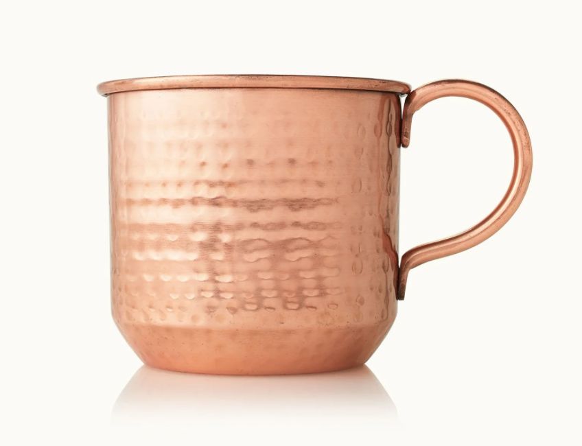 Thymes Simmered Cider Poured Candle Copper Mug