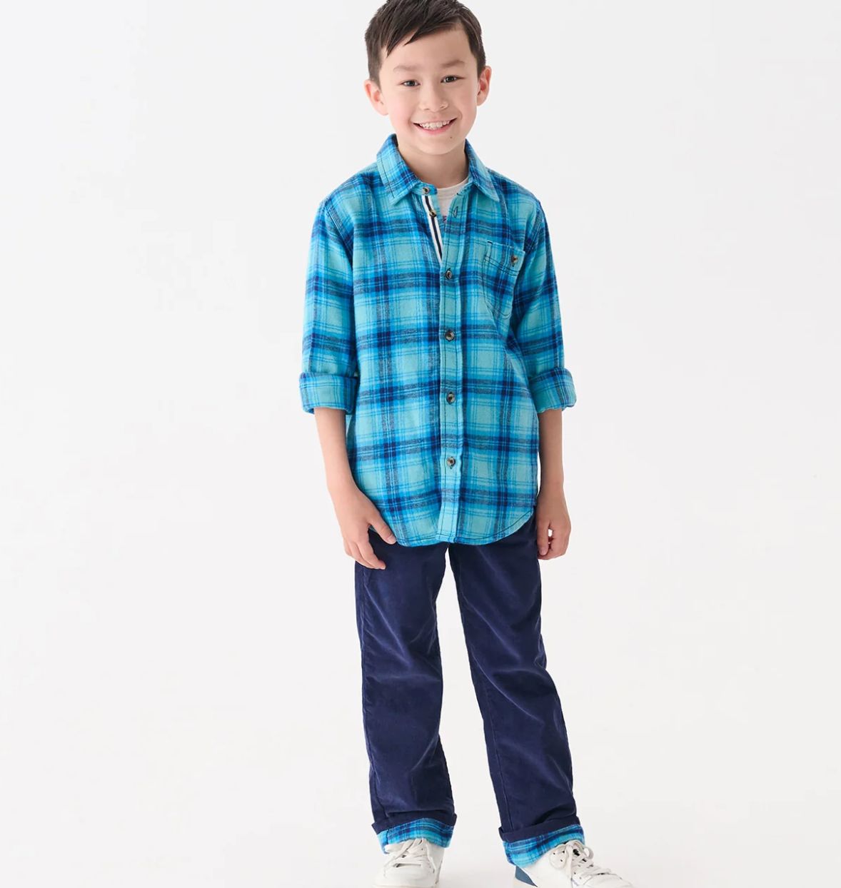 Hatley Patriot Blue Pull-On Lined Corduroy Pant