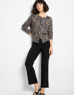 Nic + Zoe Berkley Boot Wonderstretch Pant Black Onyx 28"