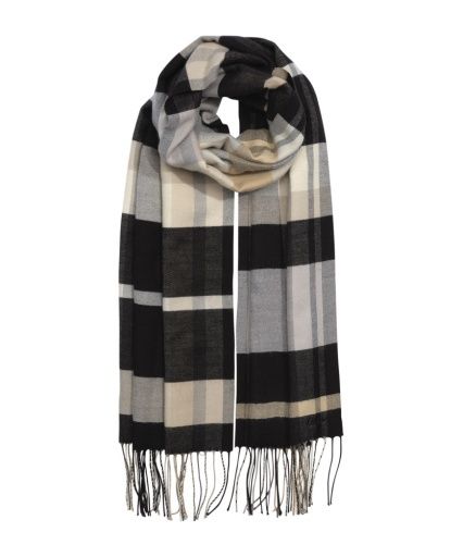 Echo Central Park Plaid Scarf, Colour: black