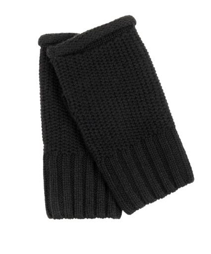 Echo Brioche Honeycomb Handwarmer, Colour: black