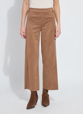 Lysse Vionette Vegan Suede Wide Leg Trouser
