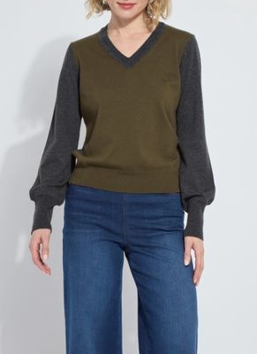 Lysse Corinne MerinoWool V-Neck Sweater