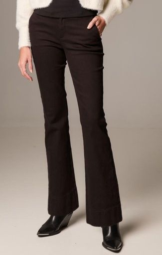 Nic + Zoe 31" Breakaway Bootcut Mid Rise Jeans Black Onyx, Size: 29