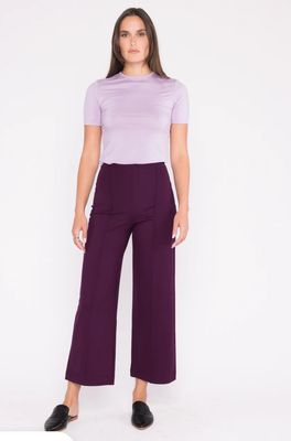 Ripley Radar Wide Leg Pant Cropped Plum