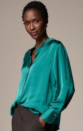 Nic + Zoe Day Gloss Shirt Pine