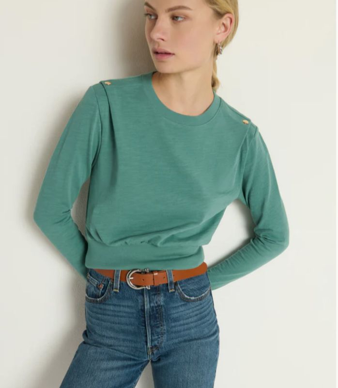 Nation Brixton Top Sagebrush