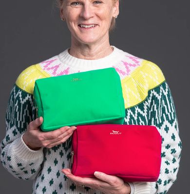 Two Way Bag - Pink Velvet