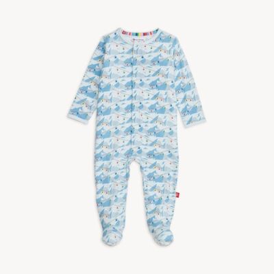 Magnetic Apres Chic Modal Footie Blue