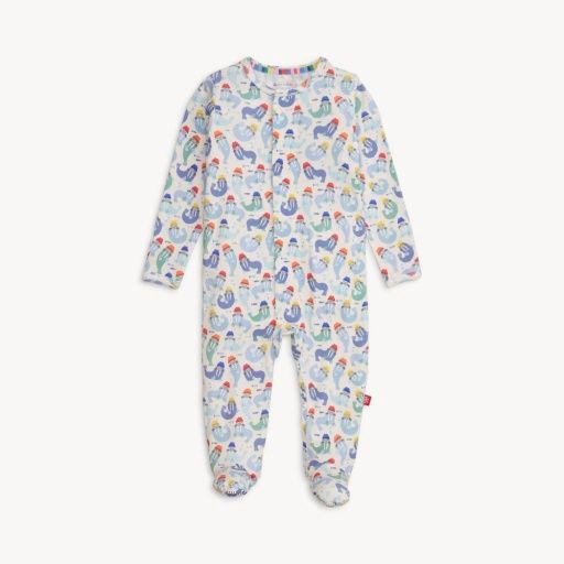 Magnetic Captain Wally Modal Footie, Size: 6-9M
