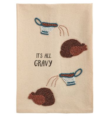 Thanksgiving Beaded Towels
