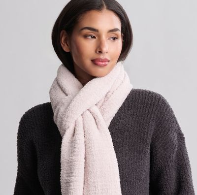 Barefoot CozyChic Grid Scarf