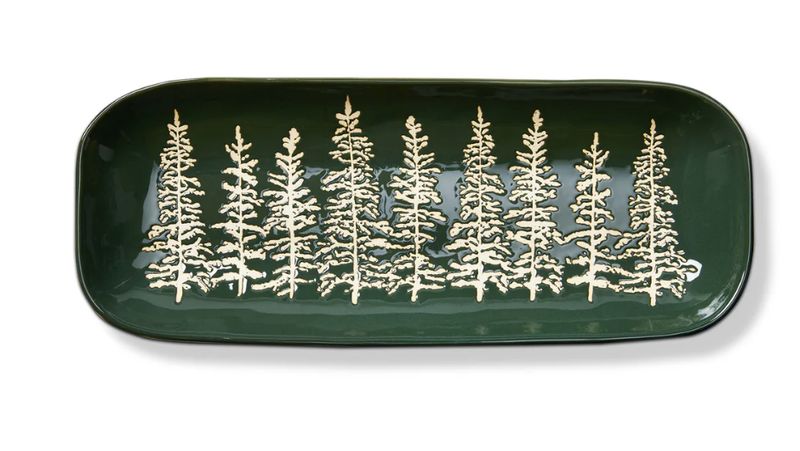 Wilde Pine Tree Rectangular Platter