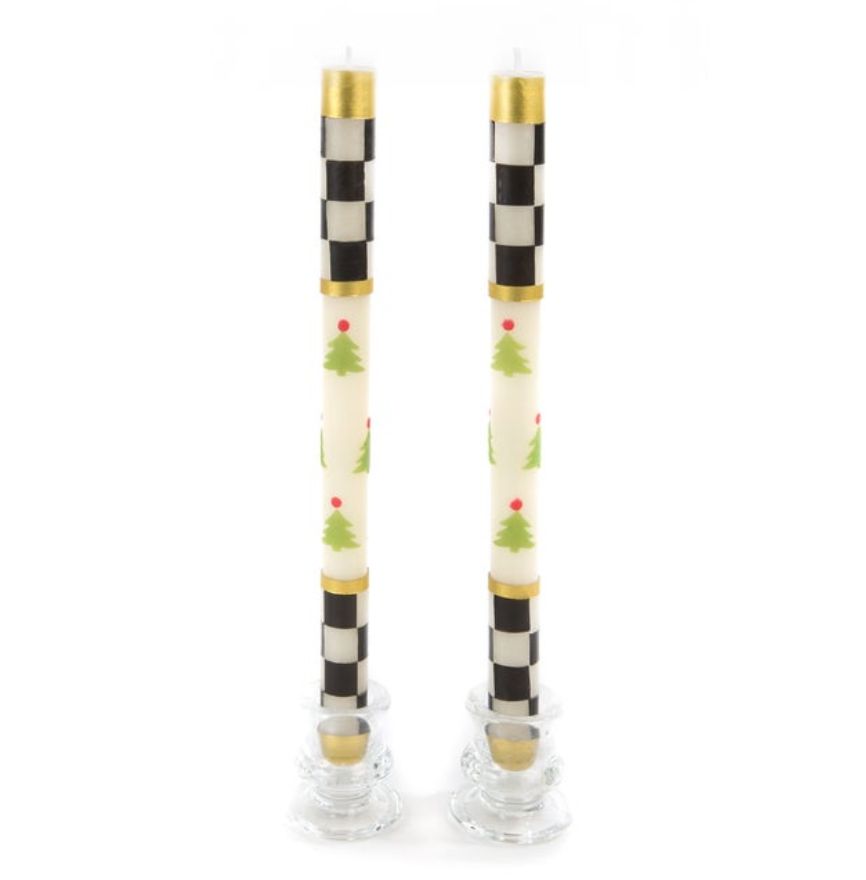 Mackenzie Taper Candles Christmas Tree Check