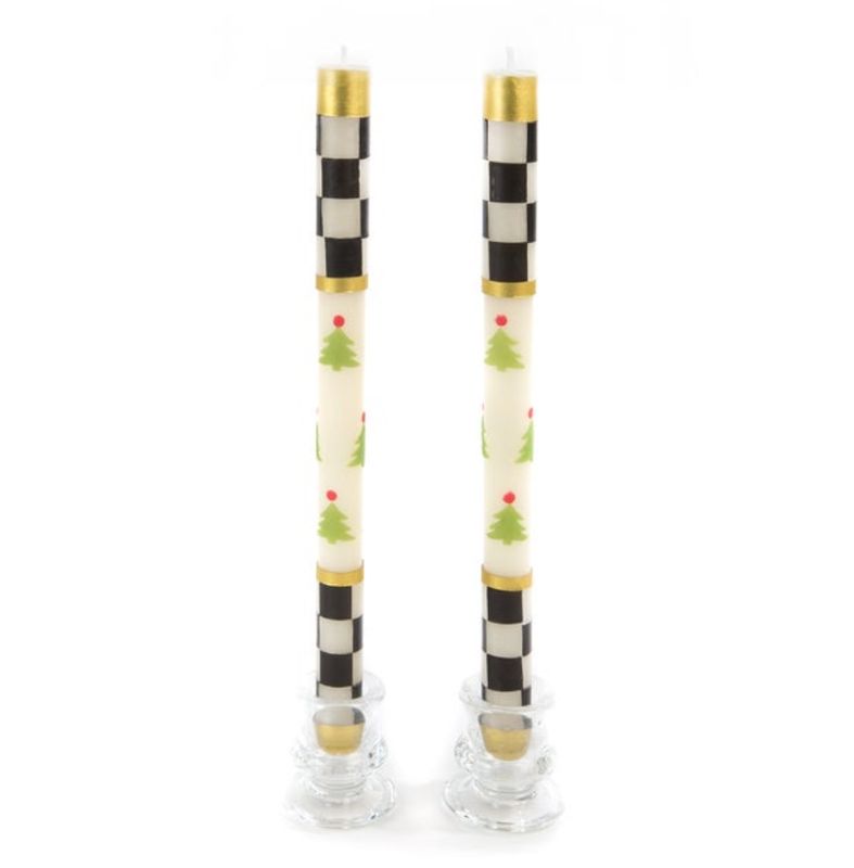 Mackenzie Taper Candles Christmas Tree Check
