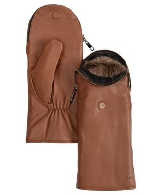Echo Zip-Top Glove with Faux Fur Lining Cinnamon Bark