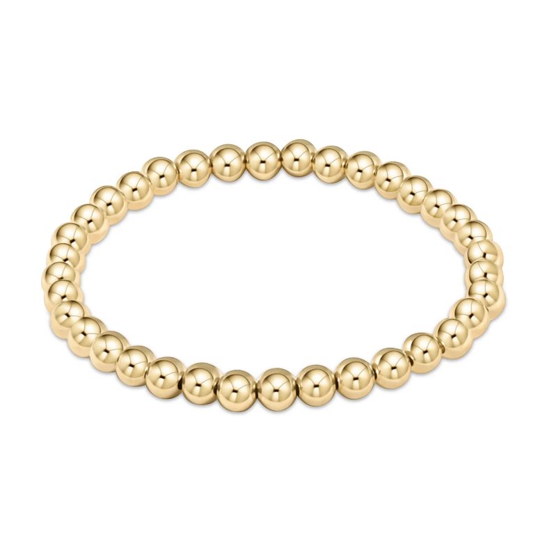 eNew Classic Gold Bead Bracelet - 5mm