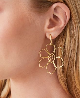 Spartina Granny Flower Earrings Gold