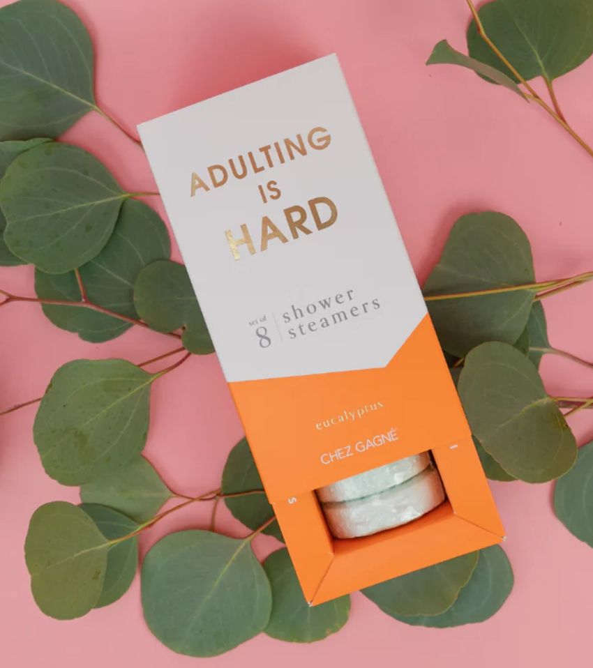 Chez Gagne Shower Steamers, Saying: Adulting is Hard