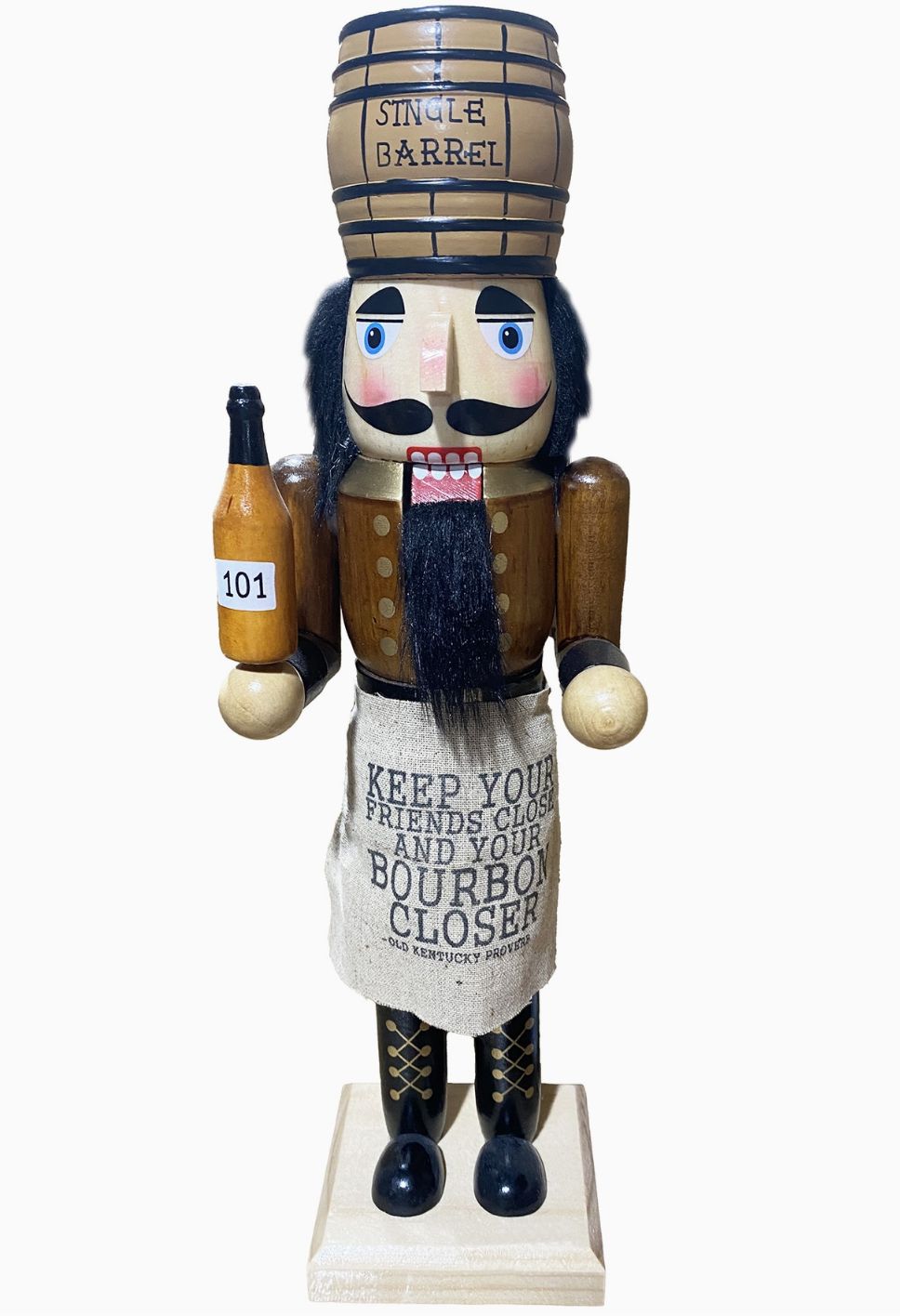 14" Bourbon Barrel Nutcracker