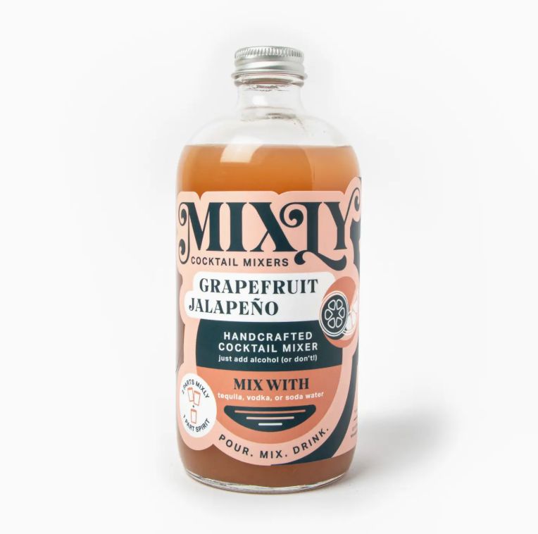 Mixly Cocktail / Mocktail Beverage Mixer 16oz, Flavor: Grapefruit Jalapeño